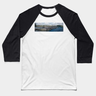 Moored Pano Baseball T-Shirt